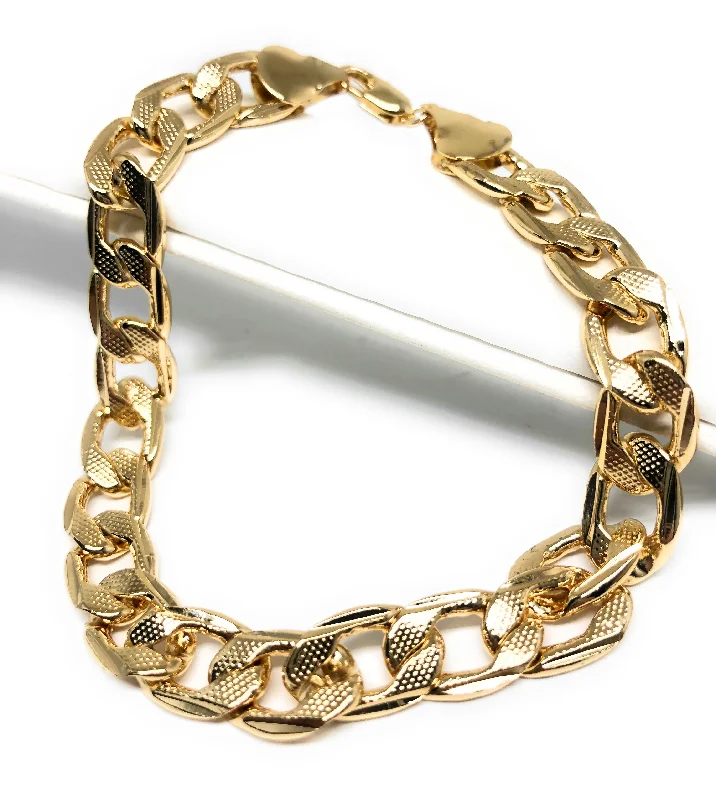 silver infinity symbol bracelet Men’s Gold Plated Cuban Link Bracelet 9” 9mm Width Esclava silver infinity symbol bracelet Men’s Gold Plated Cuban Link Bracelet 9” 9mm Width Esclava