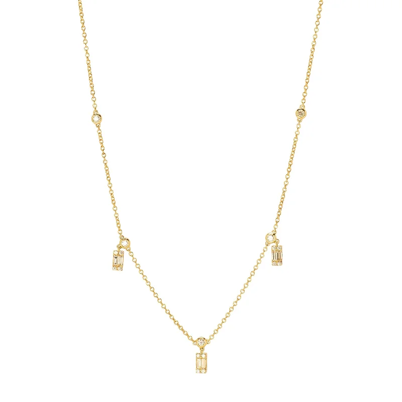 star-shaped cartilage stud earrings Classic Diamond Necklace