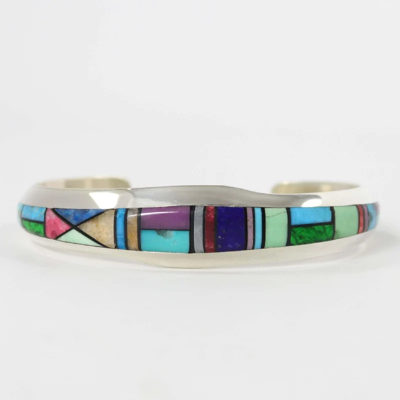delicate floral wedding band Multi-Stone Cuff