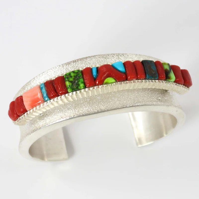 minimalist black diamond studs Multi-Stone Inlay Cuff
