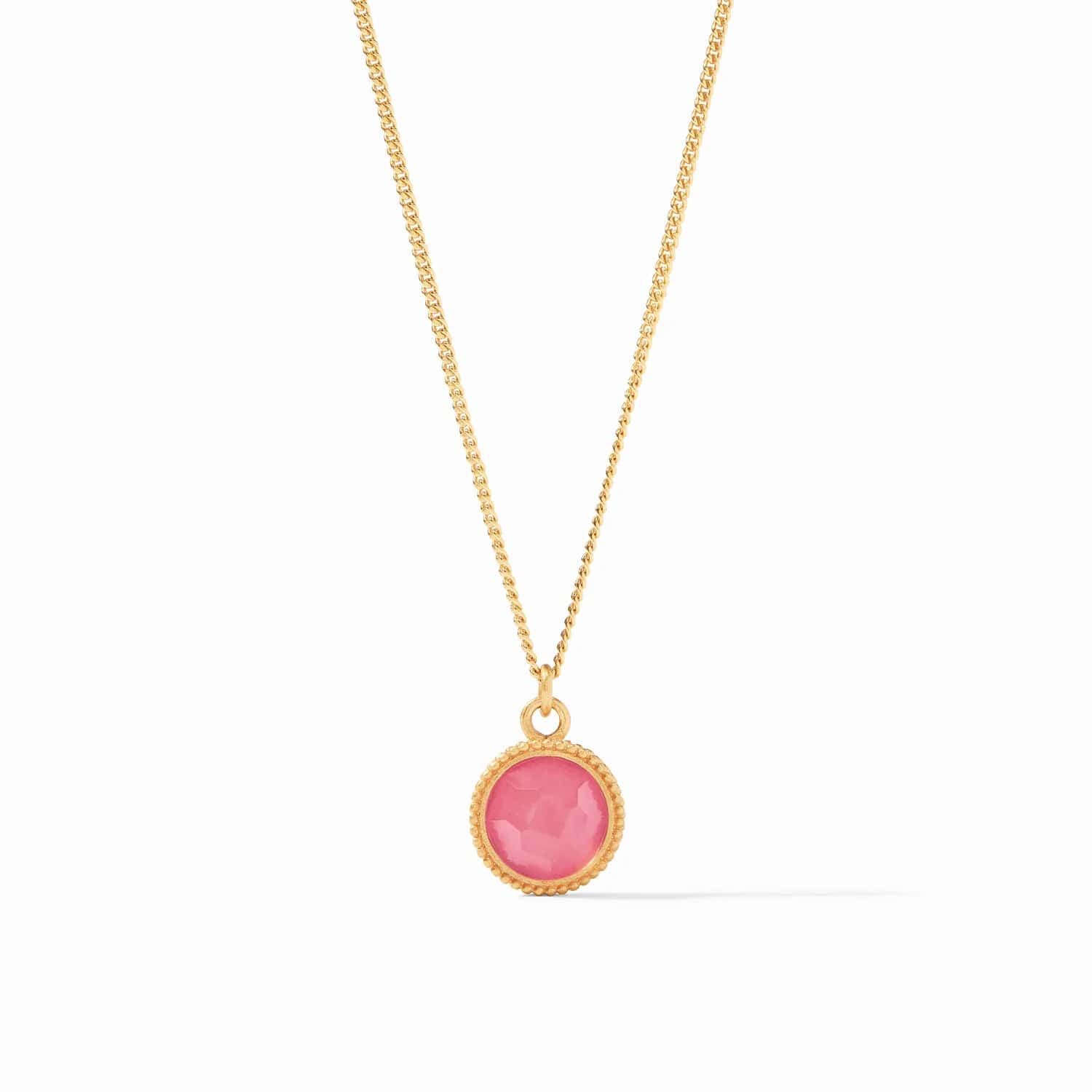 infinity couple’s ring matching set Iridescent Peony Pink  Fleur-de-Lis Solitaire Necklace