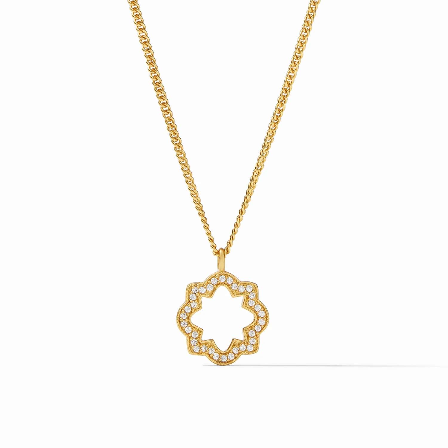 celestial star earrings stud Odette Solitaire Necklace