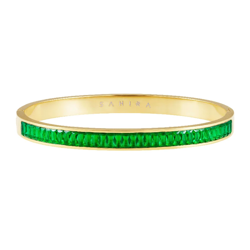 men’s beaded bracelet with charms Nicola Cz Bracelet - Emerald