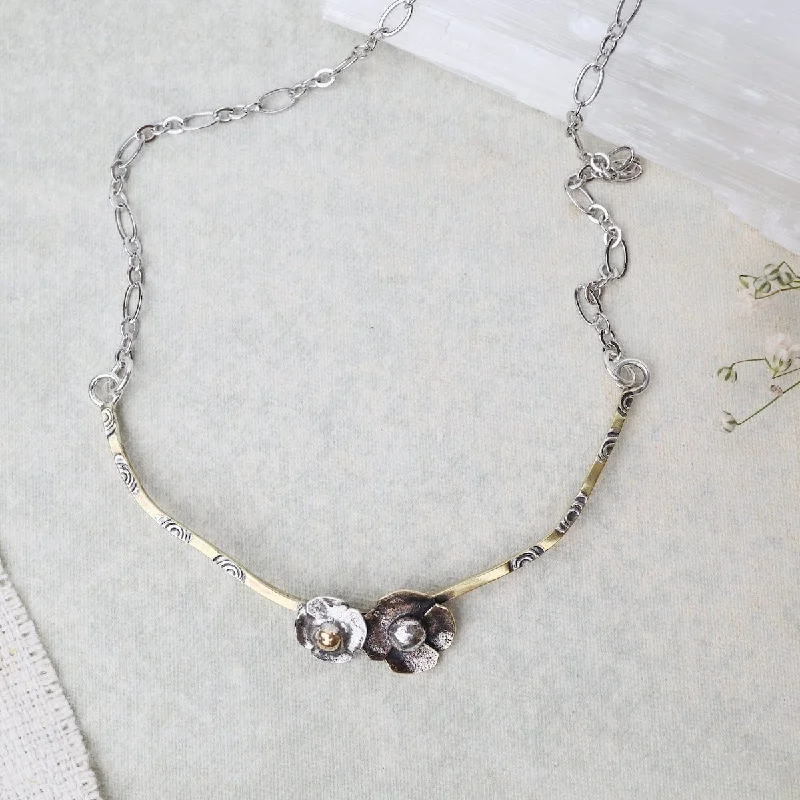 round-cut blue sapphire earrings Garland Necklace