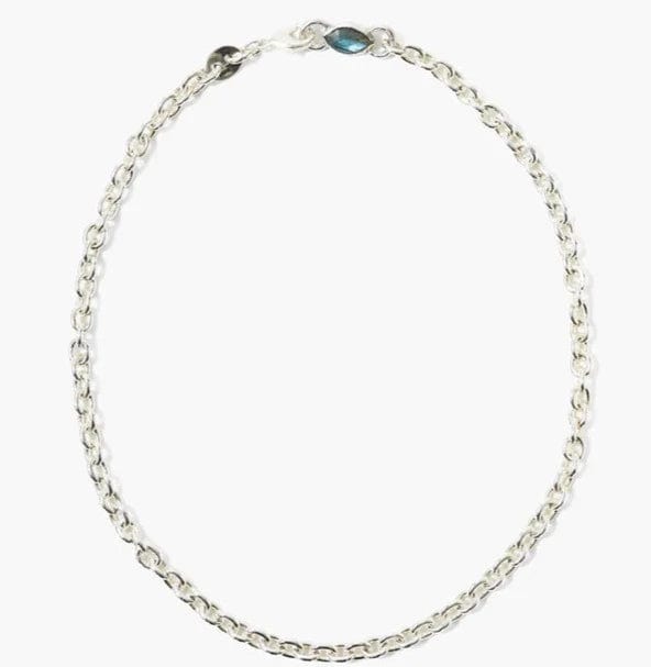 bold Cuban link bracelet men Leona Chain Necklace Labradorite