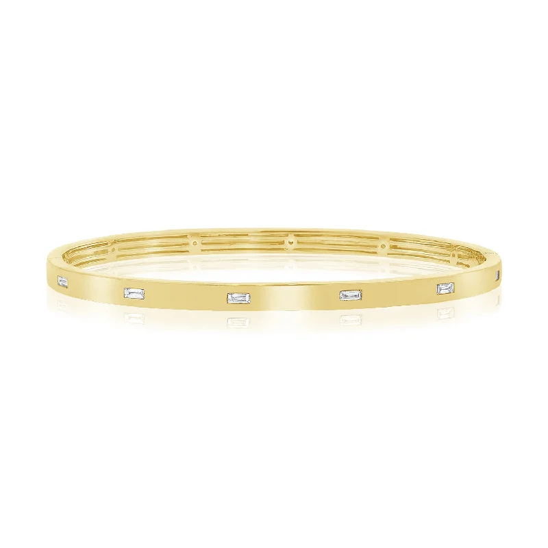 celestial moon and star bracelet OKGs Collection Bezel Set Diamond Bracelet