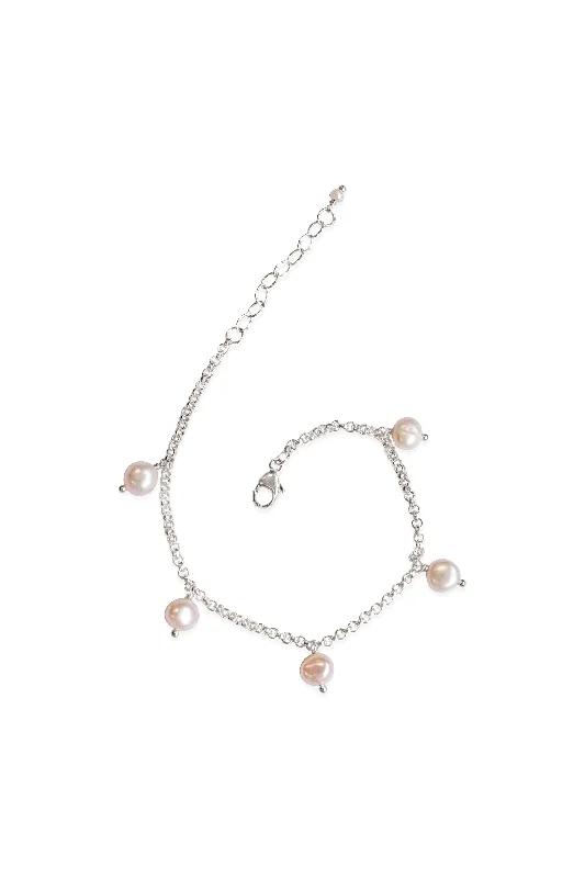vintage sapphire necklace Pearl ~ White Dangle Bracelet