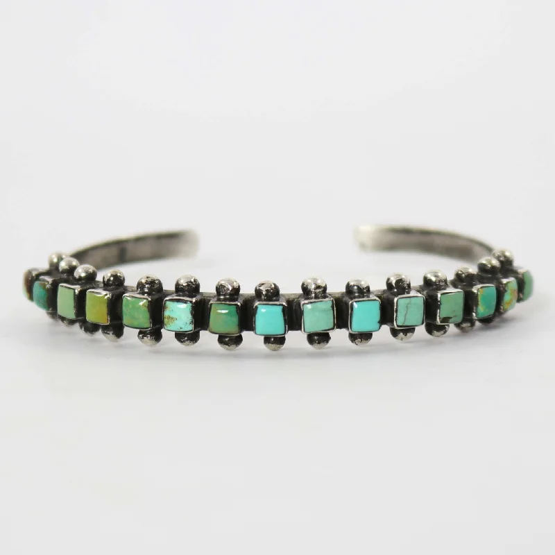 white gold infinity ring Royston Turquoise Cuff