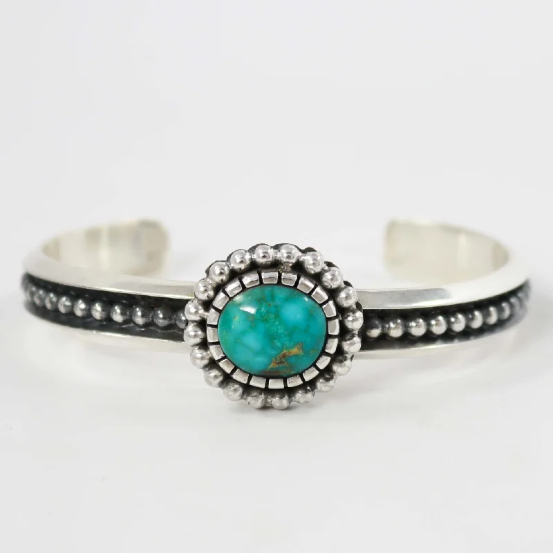 sterling silver infinity loop ring Royston Turquoise Cuff