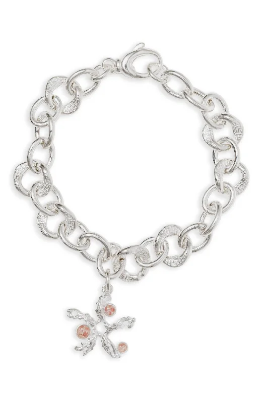 sterling silver lotus ring Sargasso ~ Star (Small) Chunky Chain Bracelet
