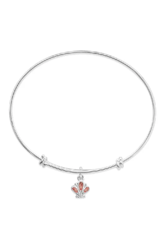 celestial constellation necklace silver Shell ~ Scallop Bangle