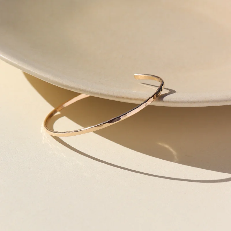 rose gold ring with diamonds Skinny Cuff