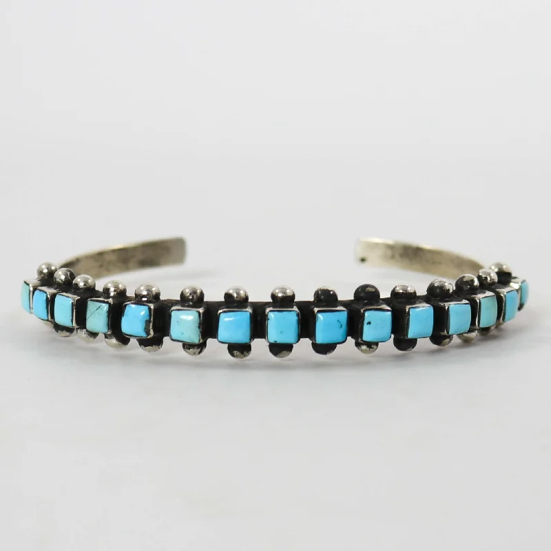 tiny opal stud earrings Sleeping Beauty Turquoise Cuff