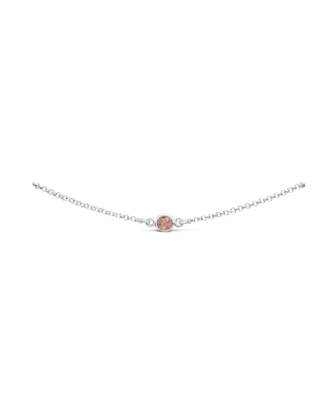 unique diamond tennis bracelet Splash ~ Circle (Small) Inline Bracelet