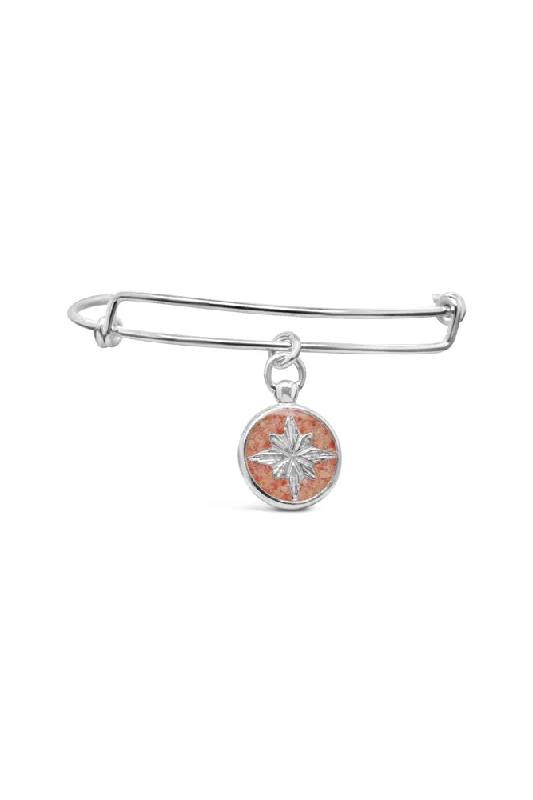 personalized pet photo necklace Compass Rose ~ Bangle