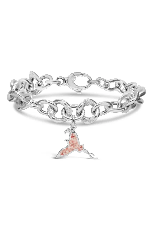 handcrafted sterling silver necklace Longtail ~ Small Chunky Bracelet