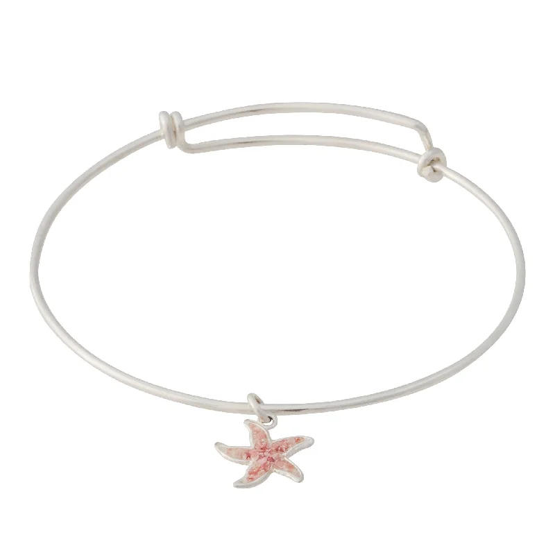 silver infinity knot ring Friends ~ Starfish (Small) Bangle