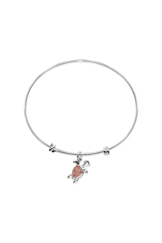 minimalist disc pendant necklace Friends ~ Turtle (Small) Bangle