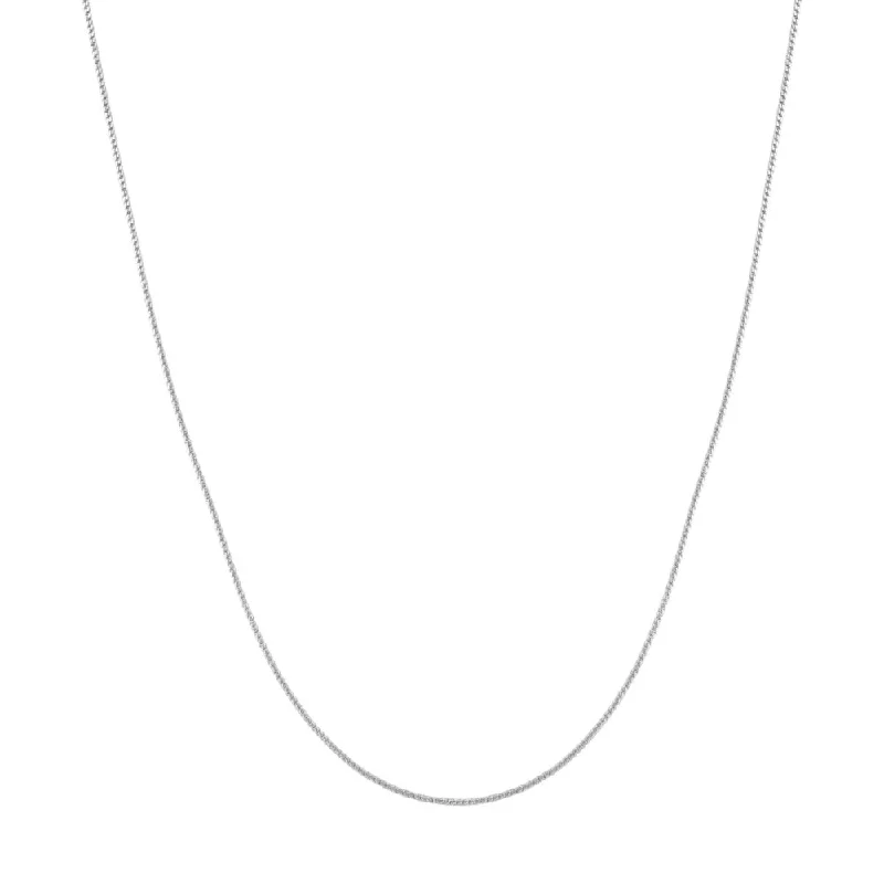 silver arrow pendant necklace Sterling Silver 1.2mm Franco Chain, 24"