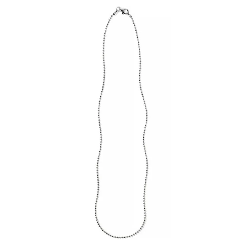 gold and diamond nose stud Sterling Silver Bead Chain