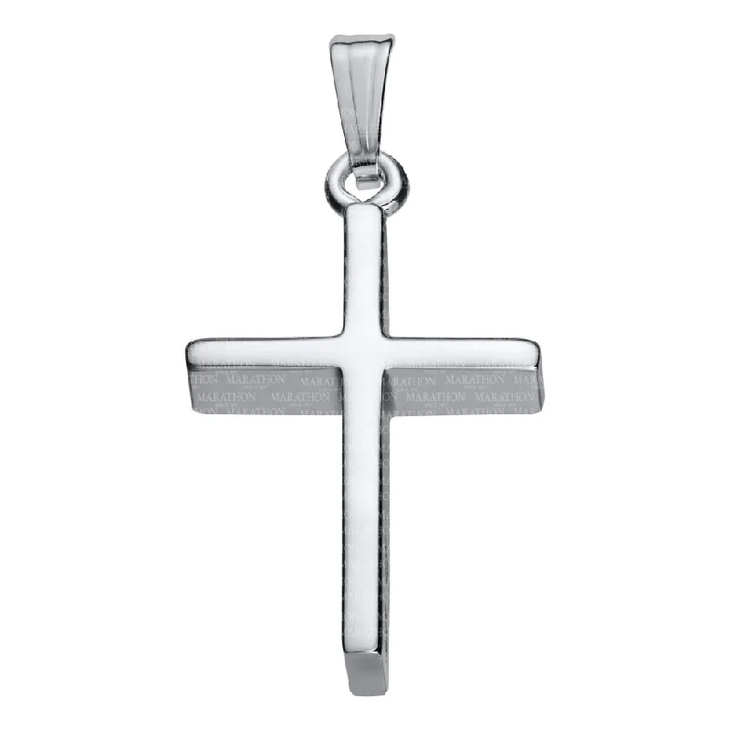 celestial galaxy planet earrings Sterling Silver Cross Pendant Necklace, 18"