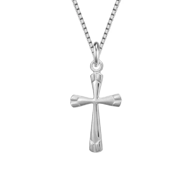raw amethyst ring silver Sterling Silver Cross Pendant Necklace