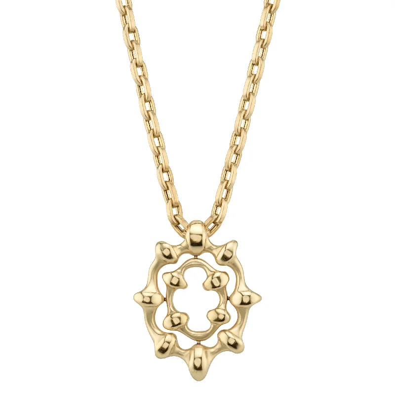 minimalist diamond stud earrings Chrona Pendant Necklace