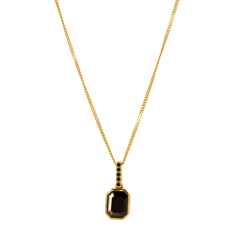 unique emerald green ring Black Diamond Pendant Necklace
