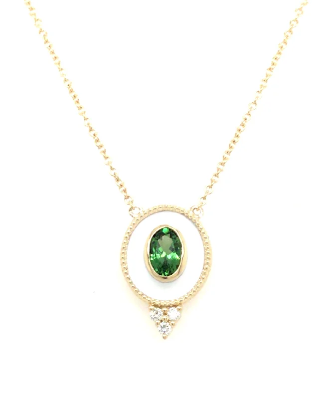 bold statement cuff bracelet 14K Yellow Green Tourmaline and Natural Diamond 18 inch Necklace bold statement cuff bracelet 14K Yellow Green Tourmaline and Natural Diamond 18 inch Necklace