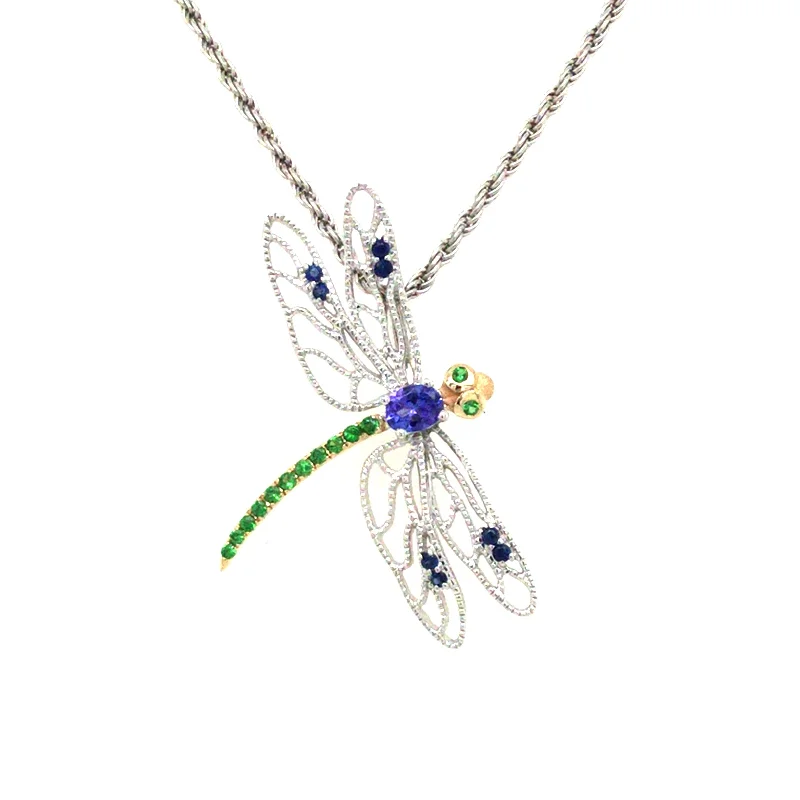 personalized couple’s keychain pendant 14K Yellow & White Multi-Gemstone and Natural Diamond Dragonfly Pendant personalized couple’s keychain pendant 14K Yellow & White Multi-Gemstone and Natural Diamond Dragonfly Pendant
