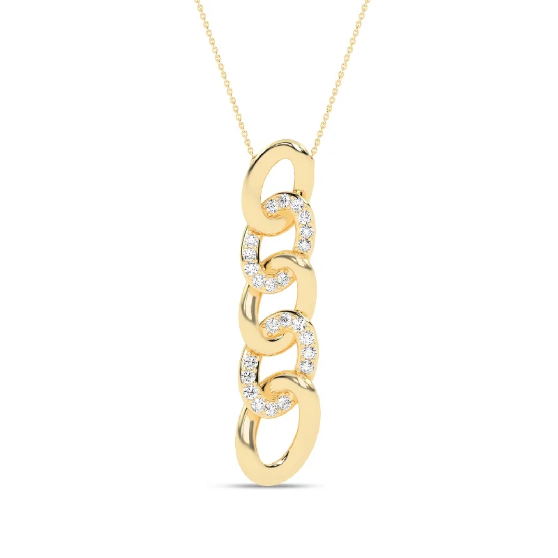 men’s silver ring with onyx Alternating Diamond Cuban Link Necklace