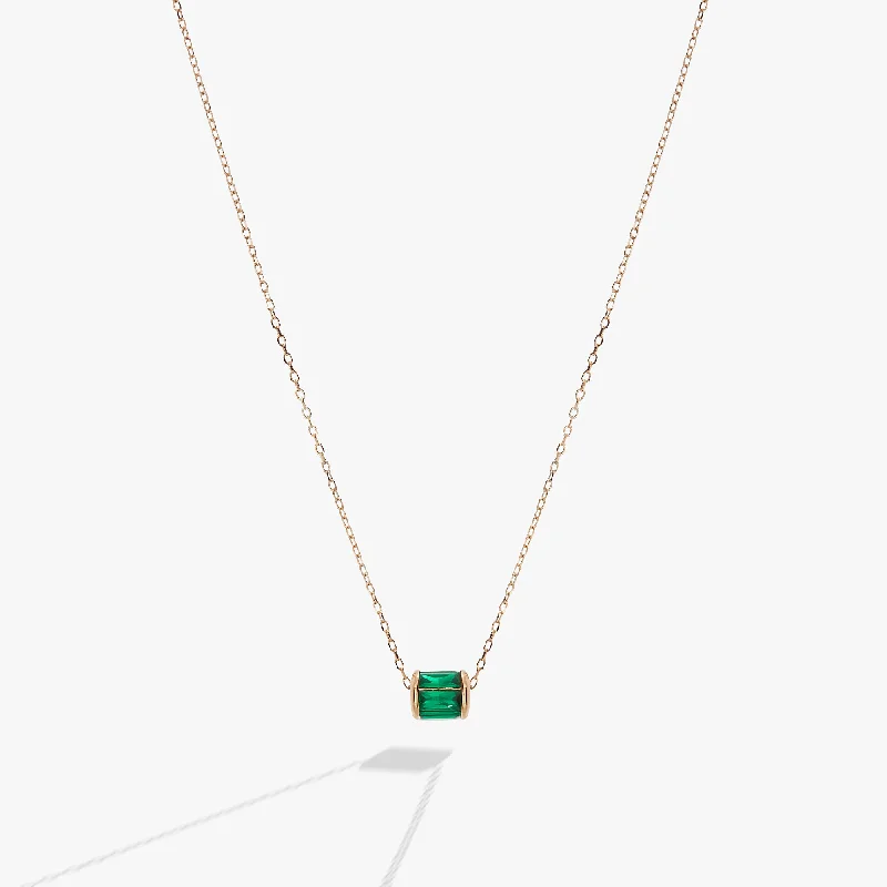 heart pendant necklace gold May Birthstone Precious Pendant Necklace