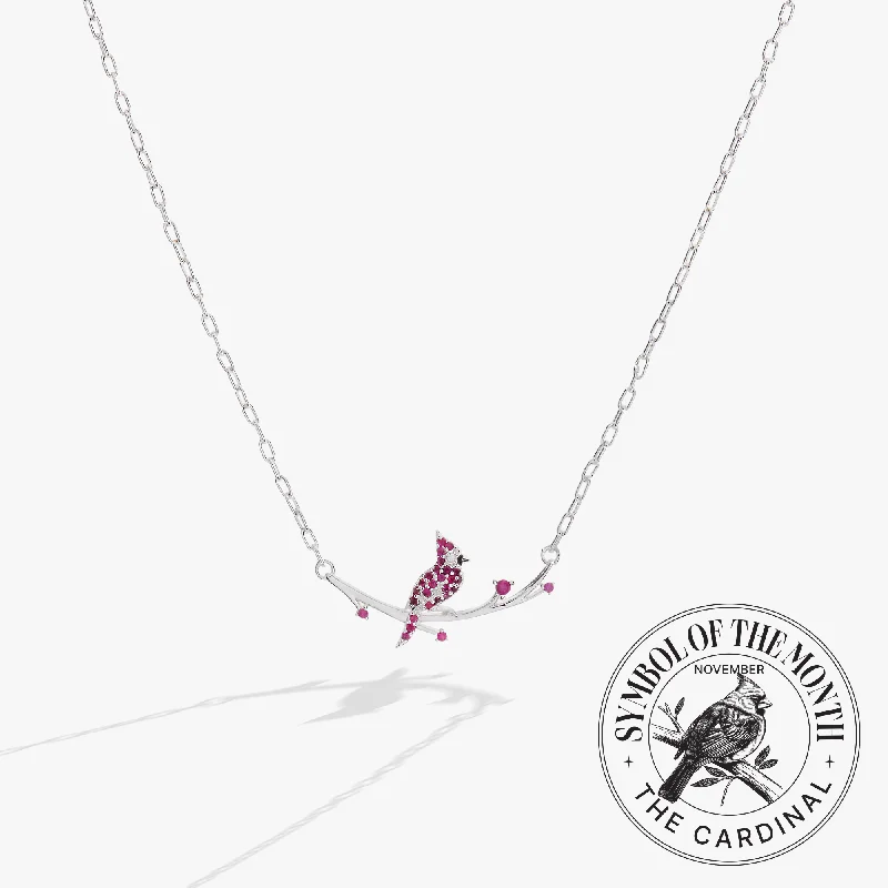 braided wedding ring men Cardinal Necklace