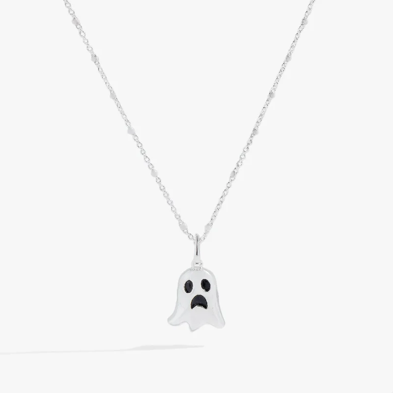 natural amethyst necklace Ghost Necklace