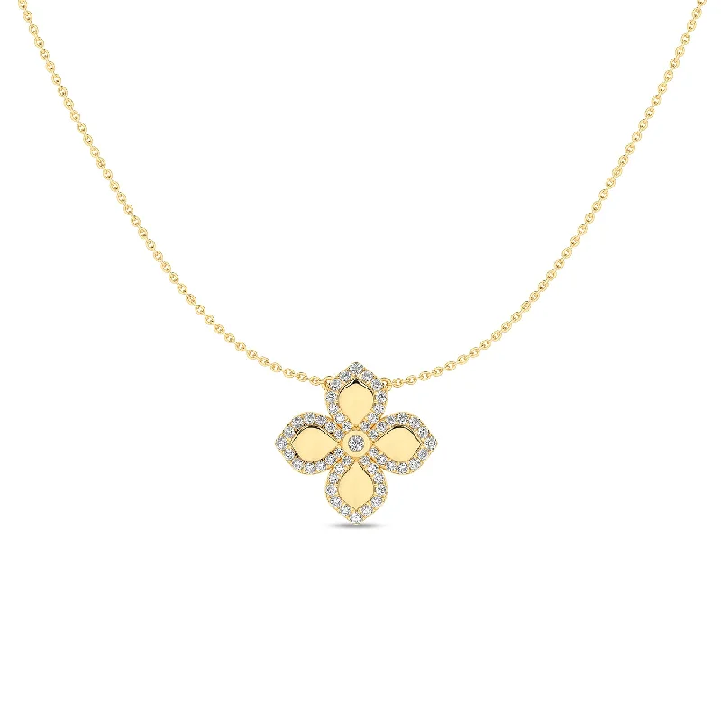 simple gold bar stud earrings La Fleur Diamond Contour Necklace