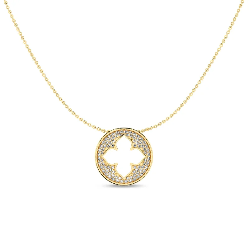 unique silver branch ring La Fleur Diamond Groove Necklace