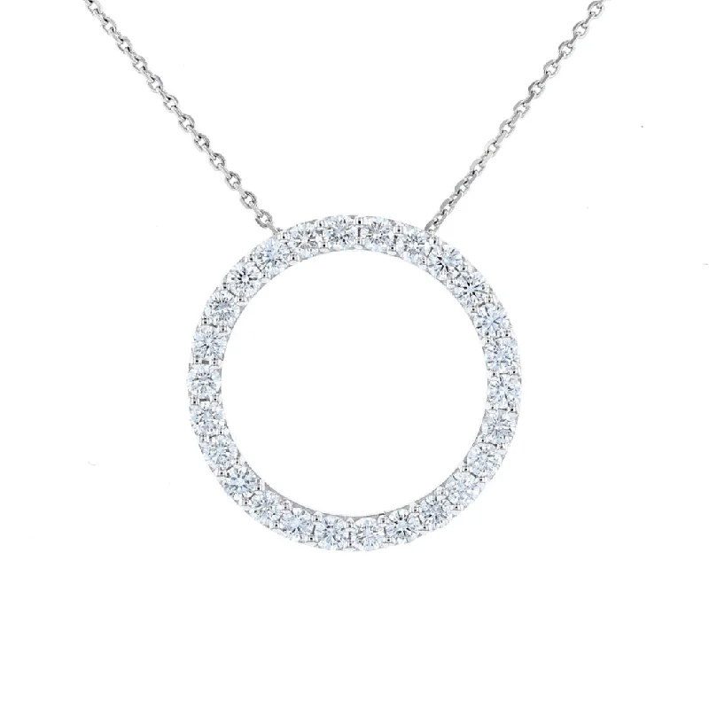 men’s black onyx bracelet Open Circle Diamond Pendant