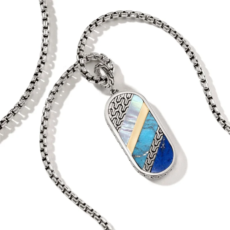handmade gold nugget ring Sterling Silver 24 inch Mother of Pearl, Turquise and Lapis Lazuli Necklace handmade gold nugget ring Sterling Silver 24 inch Mother of Pearl, Turquise and Lapis Lazuli Necklace