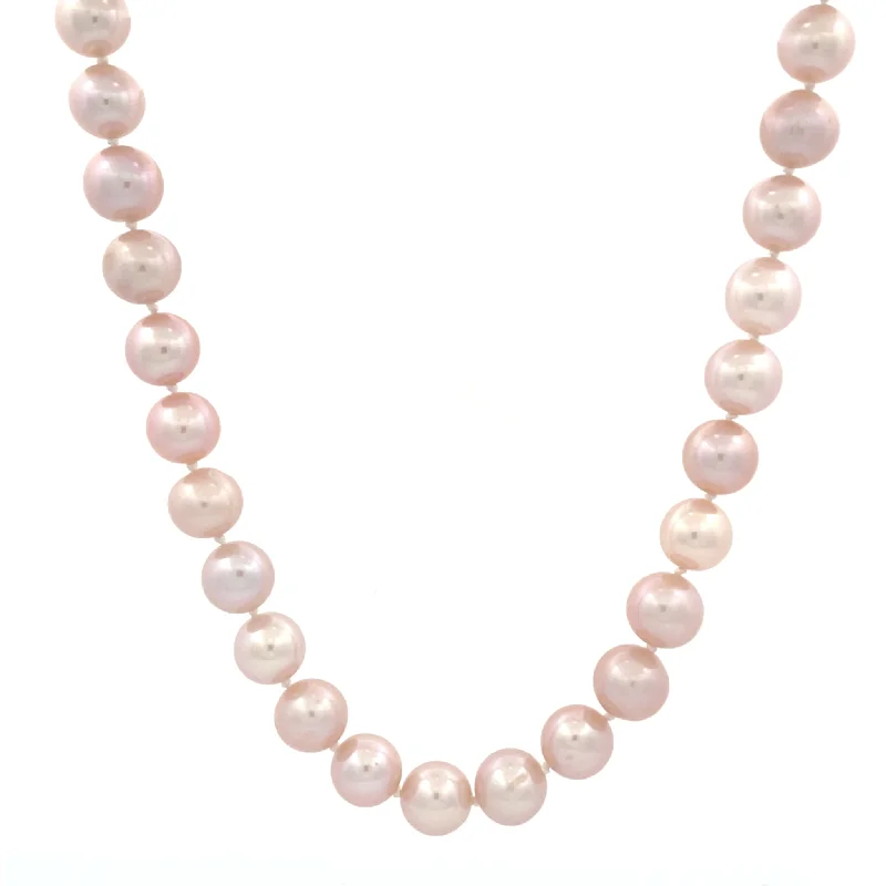 celestial crescent moon bracelet Sterling Silver Pink Pearl Strand