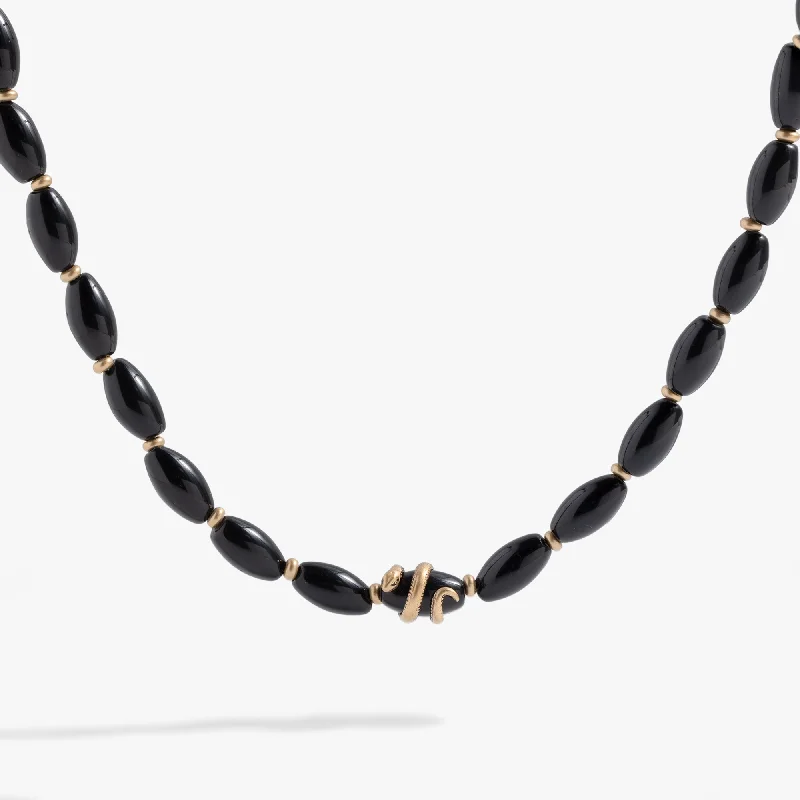 adjustable gemstone choker Untamed Beaded Snake Necklace 16"