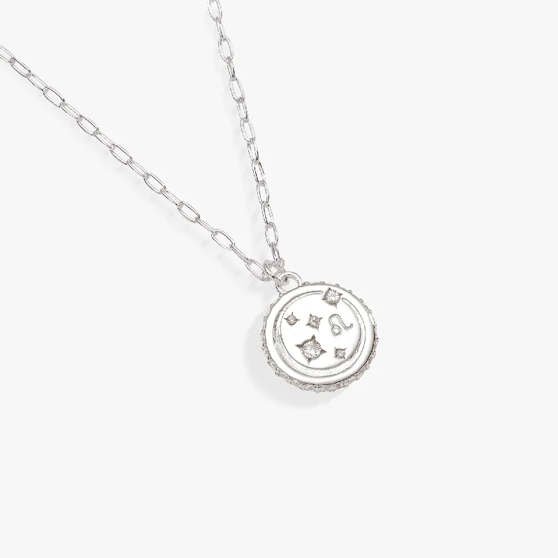 personalized family tree necklace Leo Zodiac Precious Necklace