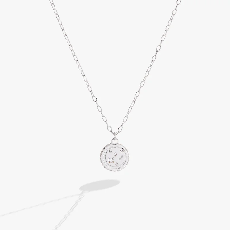 minimalist infinity ring Sagittarius Zodiac Precious Necklace