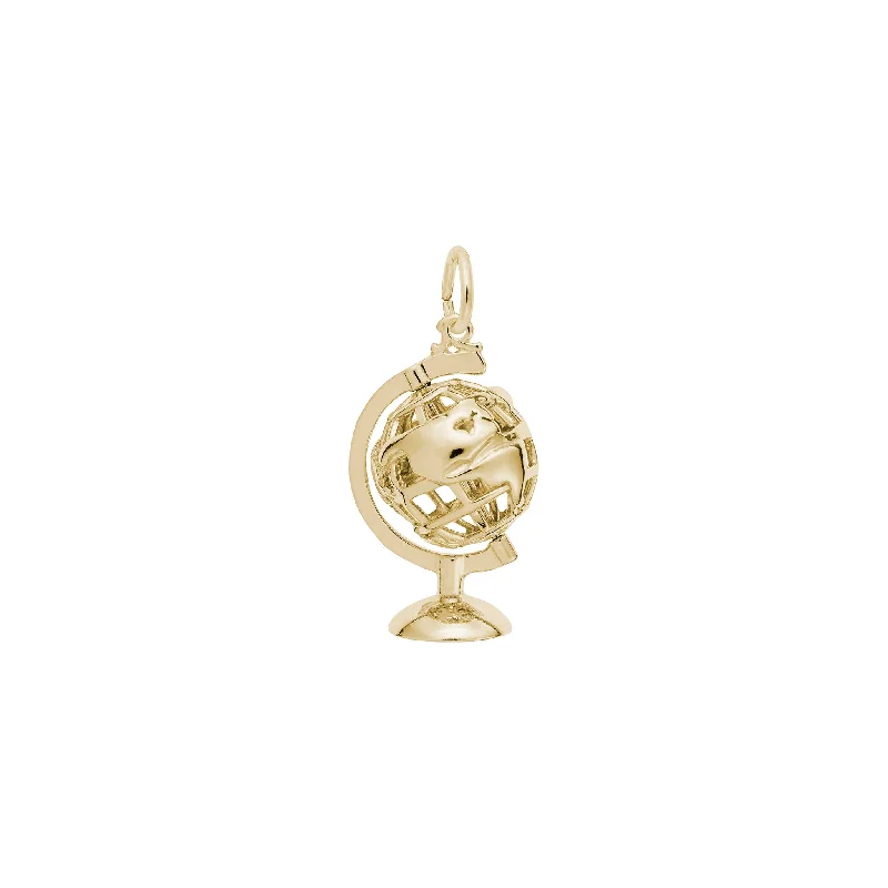 stackable gold bangle set Base Globe Charm
