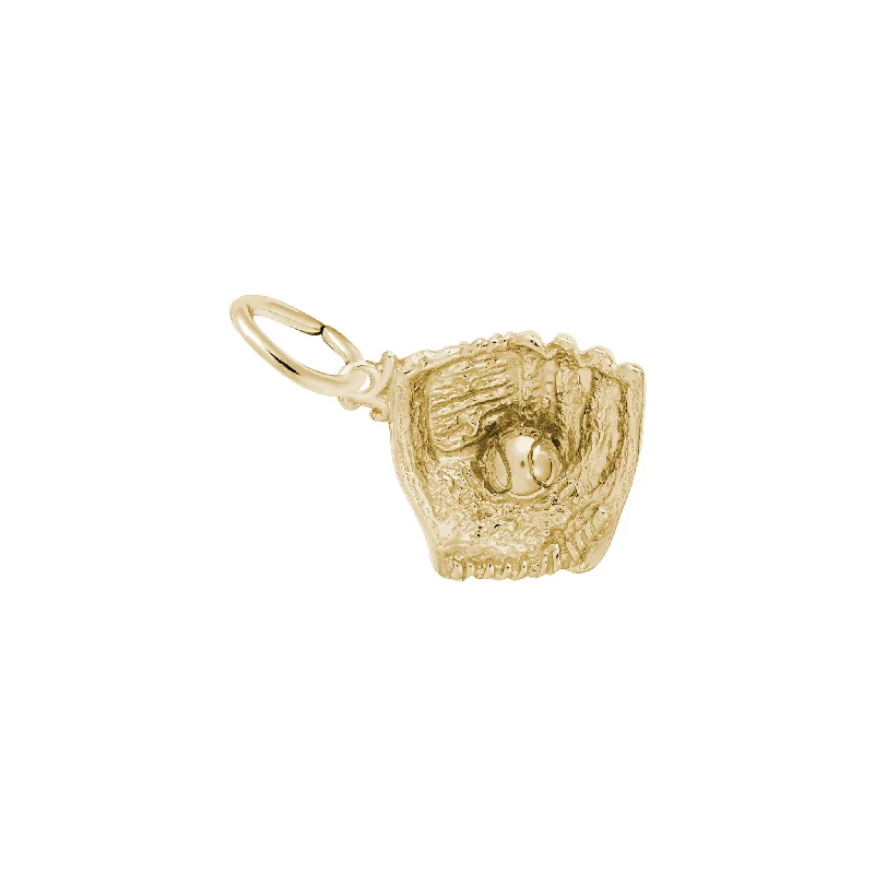celestial moon and star necklace Baseball Glove with Ball Charm