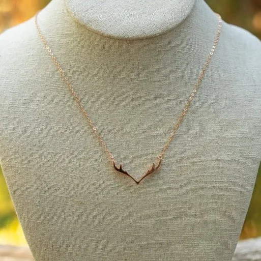 vintage rose gold cameo pendant The Huntress Necklace