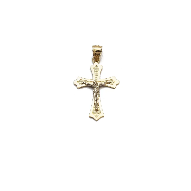 personalized family tree necklace Tiny Crucifix Pendant 5 (14K)