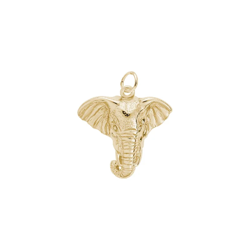 art deco diamond bracelet Elephant Head Charm