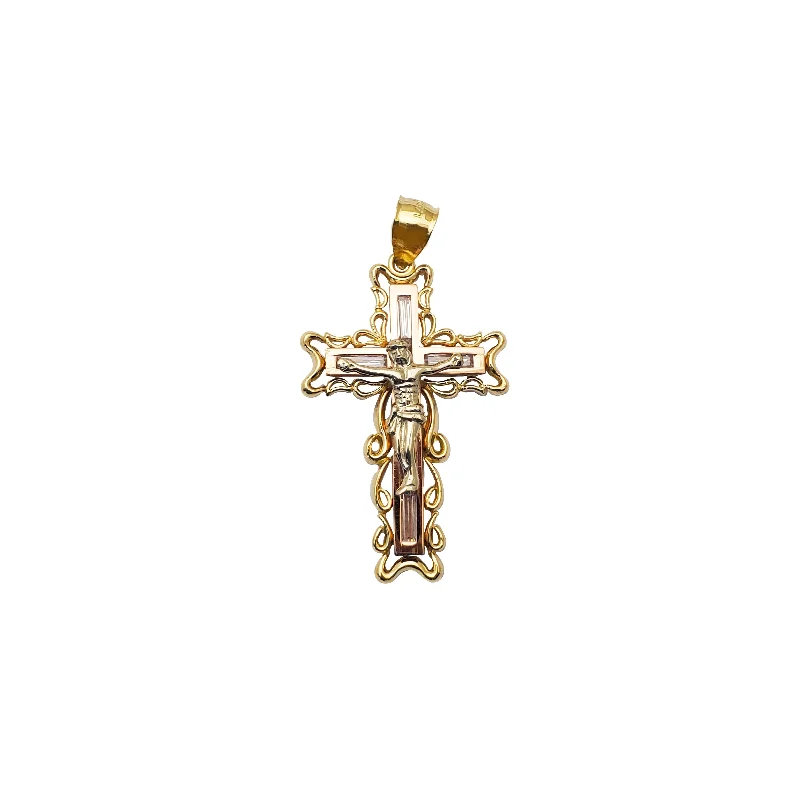 black diamond stud earrings Filigree Cross Pendant