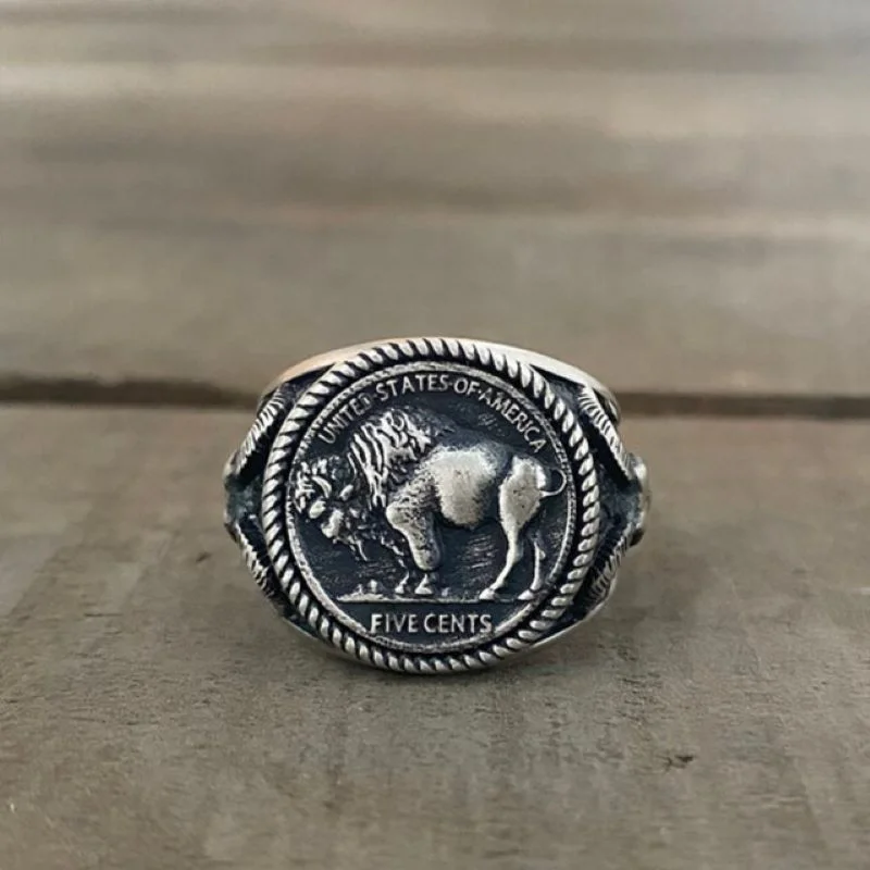 personalized couple’s bracelet engraved Five Cents Sterling Silver Buffalo Nickel Coin Ring personalized couple’s bracelet engraved Five Cents Sterling Silver Buffalo Nickel Coin Ring