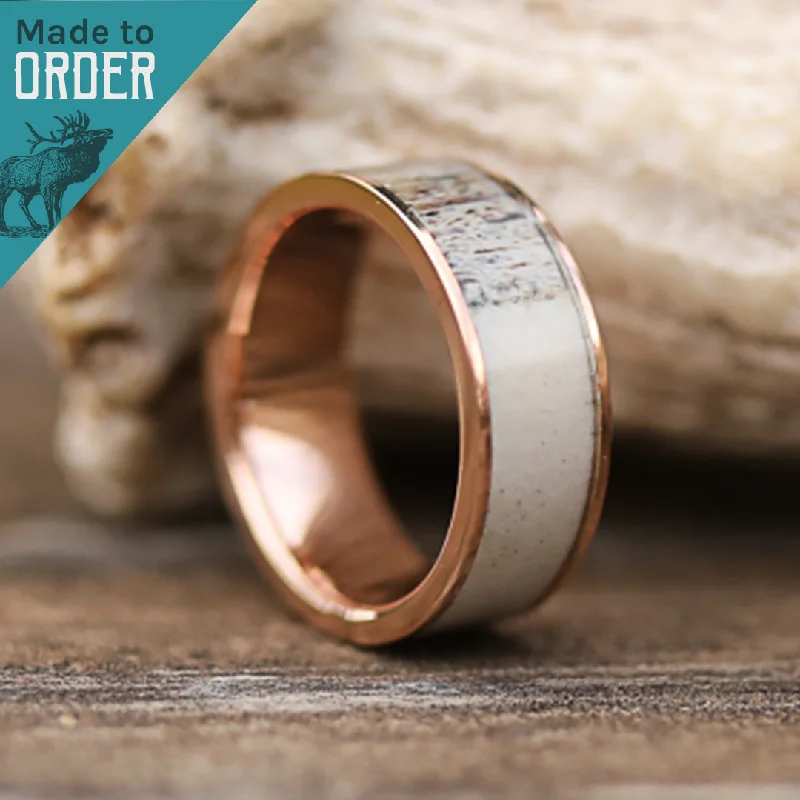 rose gold ring with diamonds The Landmine
